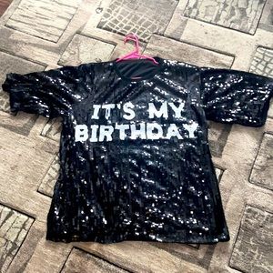 ITS MY BIRTHDAY TSHIRT DRESS